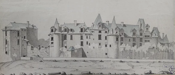Le château de Châteaubriant par Eugène Viollet-le-Duc